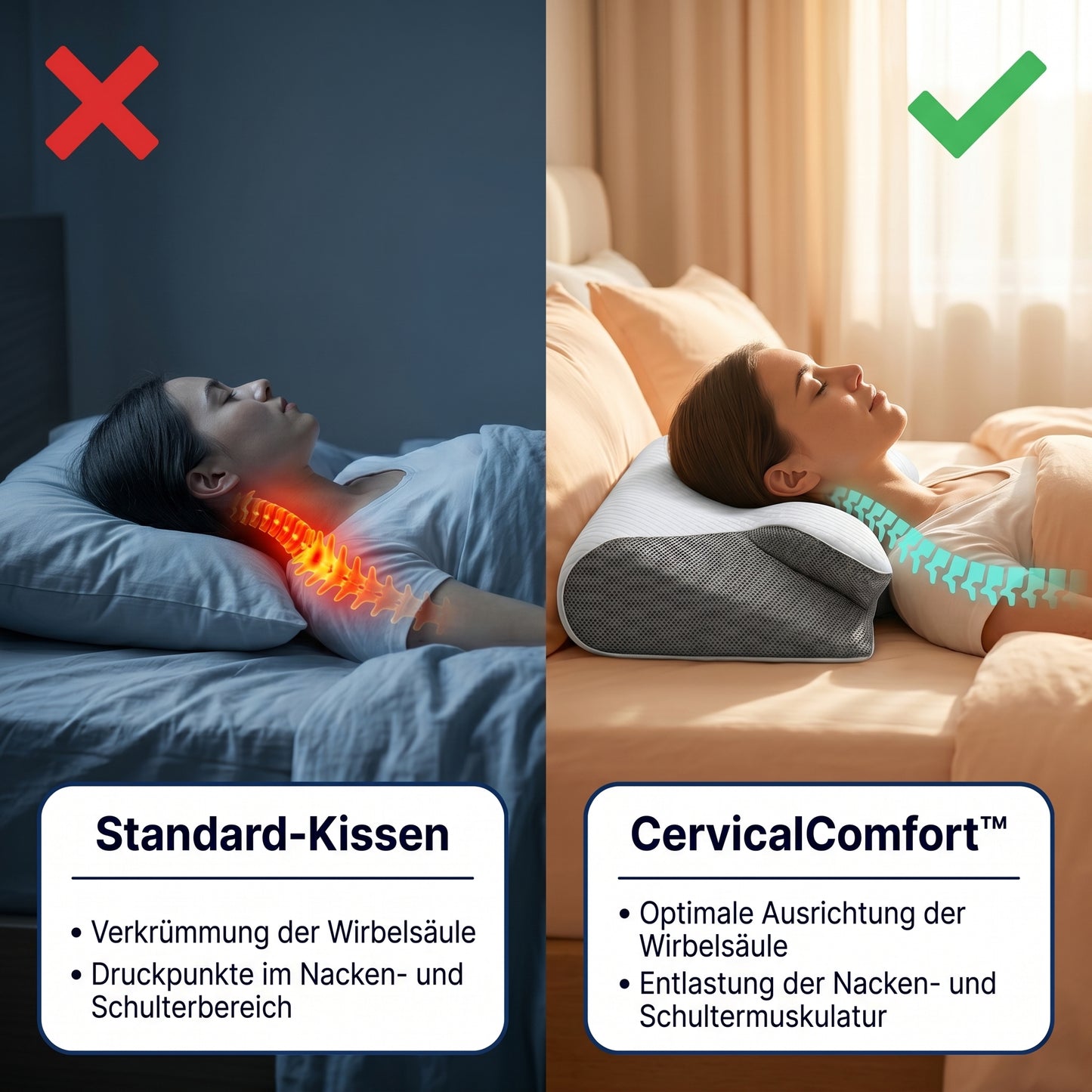 CervicalComfort™ Gesundheitskissen