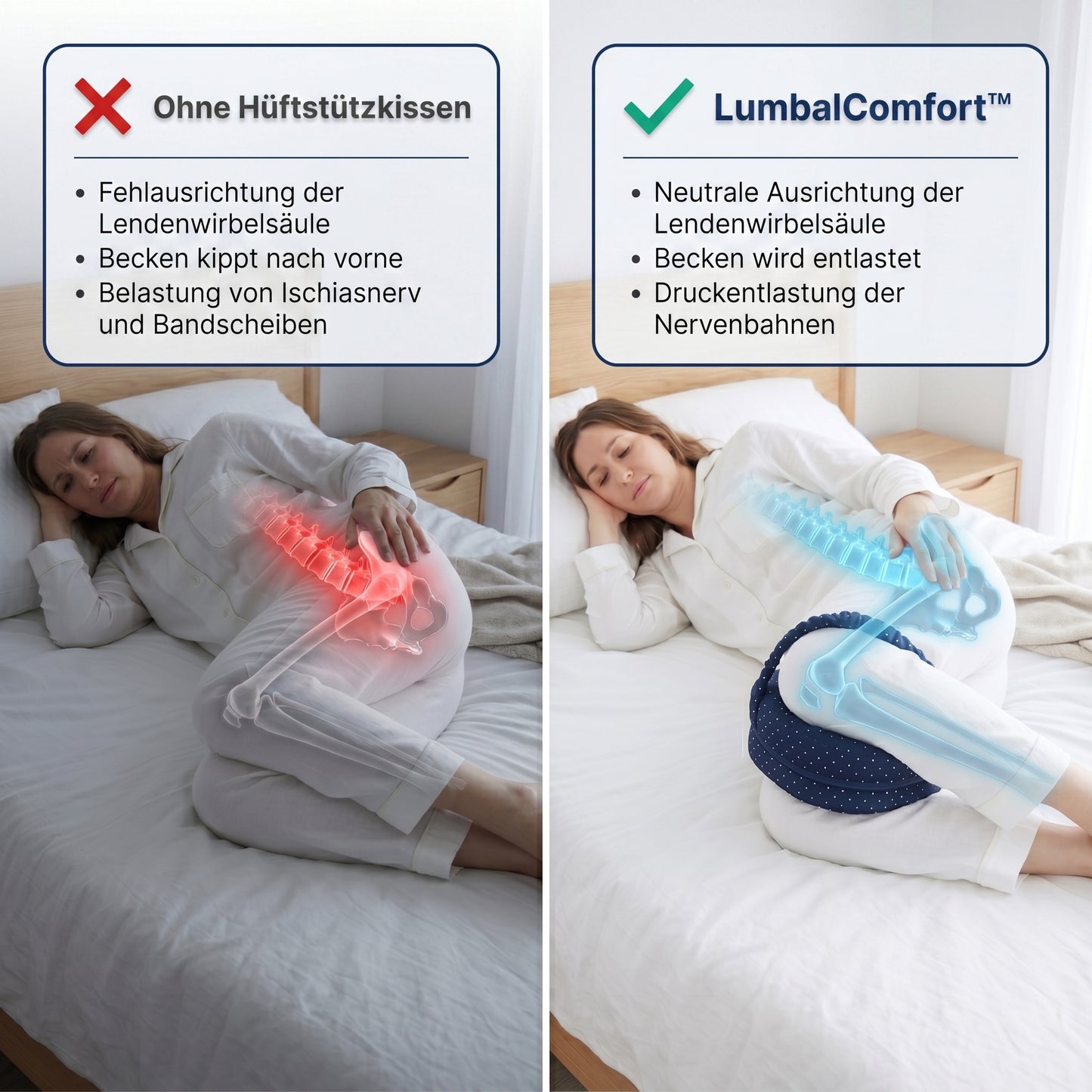 LumbalComfort™ Hüftstützkissen