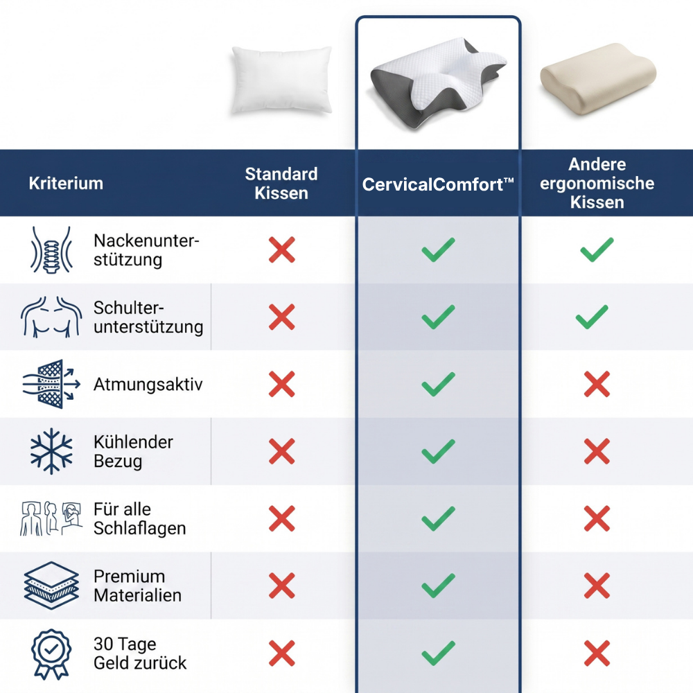 CervicalComfort™ Gesundheitskissen